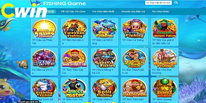 Giới thiệu một số tựa game ăn khách hàng đầu tại sảnh chơi